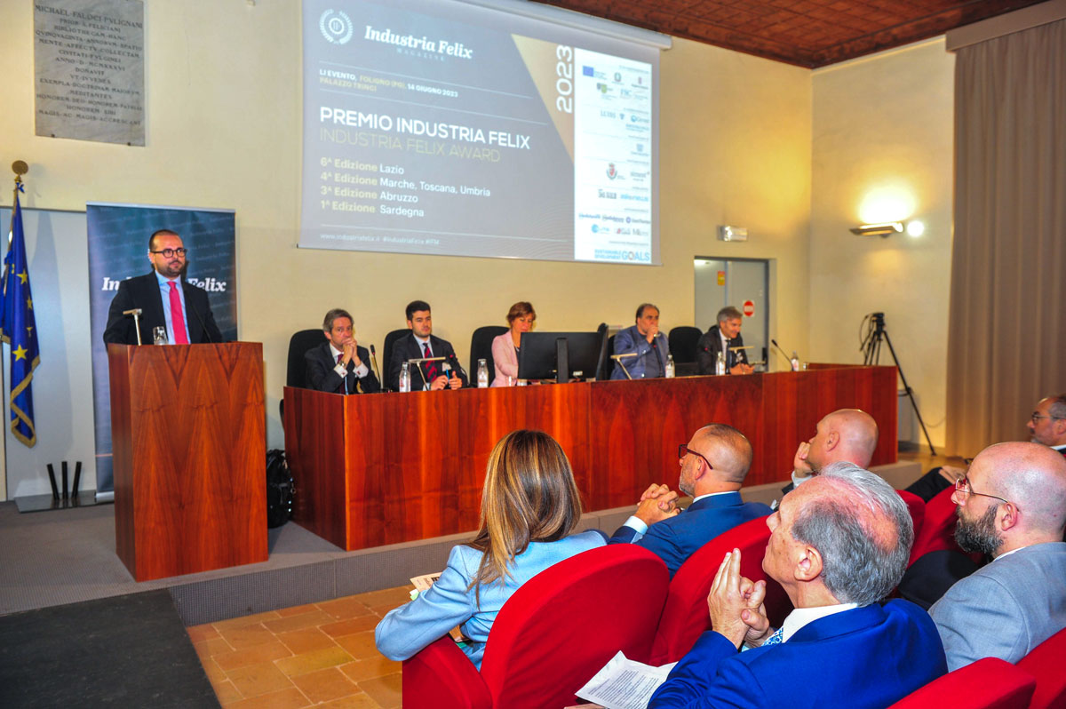 Palazzo Trinci, Premio Industria Felix "Il Centro Italia che compete" 